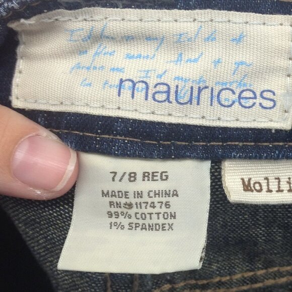 Maurices Dark Wash Molli Flare Jeans - Picture 4 of 6